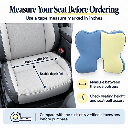 TINLIANLIT Vehicle Seat Cushions Gel Enhanced view 4