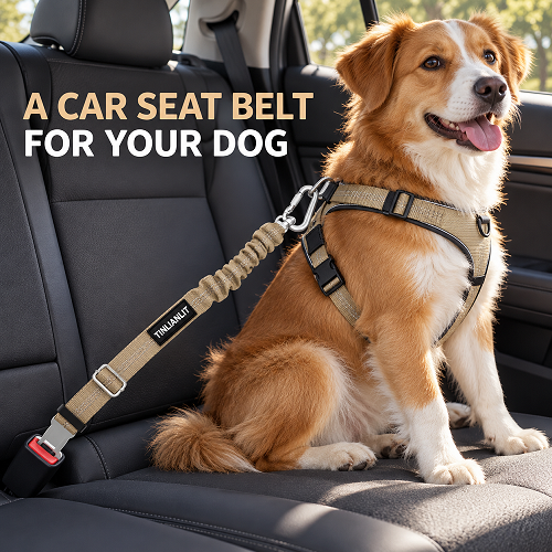 TINLIANLIT Dog Seat Belt for Car view 4