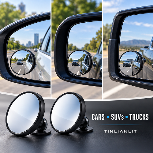 TINLIANLIT Blind Spot Mirror for Car view 4